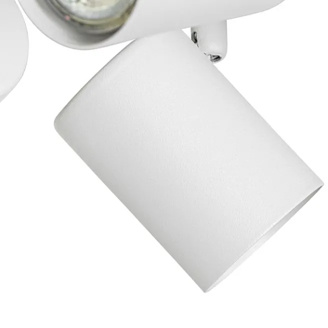 QAZQA Moderne Deckenleuchte weiß 4-flammig verstellbar quadratisch - Jeana