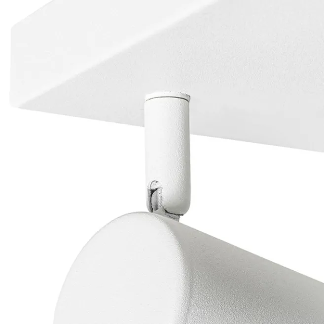 QAZQA Moderne Deckenleuchte weiß 4-flammig verstellbar quadratisch - Jeana