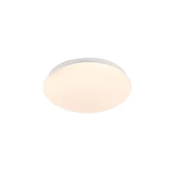 QAZQA Moderne Deckenleuchte weiß 26 cm inkl. LED - Iene