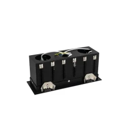 QAZQA Moderne Einbauleuchte schwarz verstellbar 3-Licht - Dach