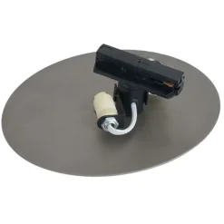 QAZQA Moderne gunmetal Deckenleuchte für Schienenbeleuchtungssystem 1-phasig 2-Lichter - Iconic Pulley