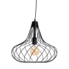 Honsel Moderne hanglamp zwart - Iggy