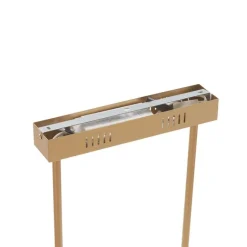 QAZQA Moderne Hängelampe inkl. LED 3-stufig dimmbar gold 5-flammig - Vivé