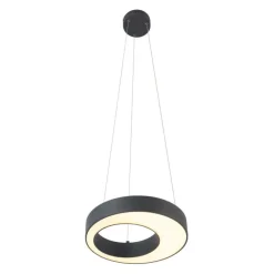 QAZQA Moderne Hängelampe schwarz 35cm 3-Stufen-Dimmbar - Organici