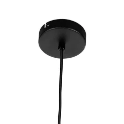 Paul Neuhaus Moderne Hängelampe Schwarz mit grauem Beton - Eton