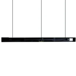 Paul Neuhaus Moderne Hängelampe Schwarz mit grauem Beton 3-flammig - Eton