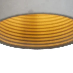 Paul Neuhaus Moderne Hängelampe Schwarz mit grauem Beton 3-flammig - Eton