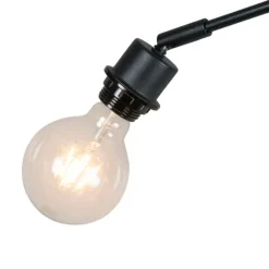 QAZQA Moderne Hängelampe schwarz ohne Lampenschirm - Blitz I