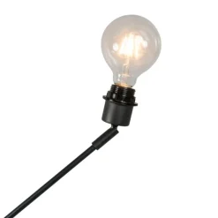 QAZQA Moderne Hängelampe schwarz ohne Lampenschirm - Blitz I