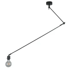 QAZQA Moderne Hängelampe schwarz ohne Lampenschirm - Blitz I