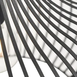 QAZQA Moderne Hängelampe schwarz 48 cm - Sapphira