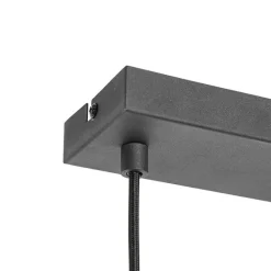 QAZQA Moderne Hängelampe schwarz 3-Licht - Sapphira