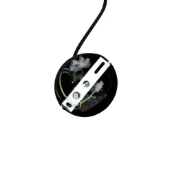 Trio Leuchten Moderne Hängelampe schwarz mit Rauchglas - Clayton