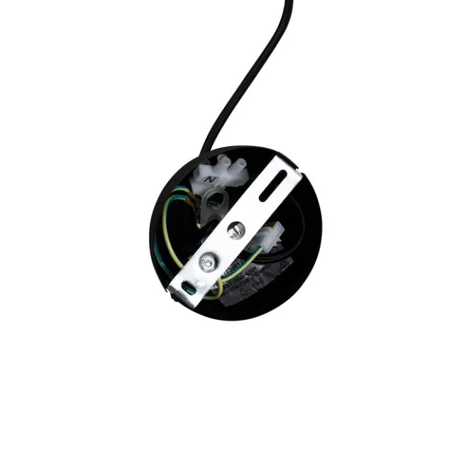 Trio Leuchten Moderne Hängelampe schwarz mit Rauchglas - Clayton