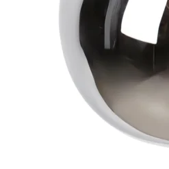 Trio Leuchten Moderne Hängelampe schwarz mit Rauchglas - Clayton