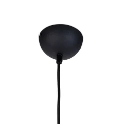 Trio Leuchten Moderne Hängelampe schwarz mit Rauchglas - Clayton