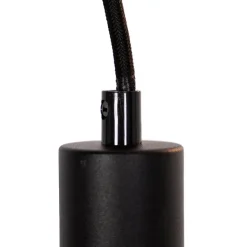 QAZQA Moderne Hängelampe schwarz 35 cm 5-Licht - Facil