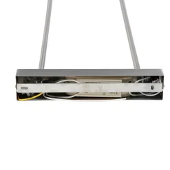 QAZQA Moderne Hängelampe Stahl inkl. LED, verstellbar - Bold