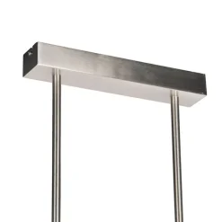 QAZQA Moderne Hängelampe Stahl inkl. LED, verstellbar - Bold