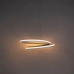 QAZQA Moderne Hängelampe weiß 74 cm inkl. LED dimmbar - Rowan