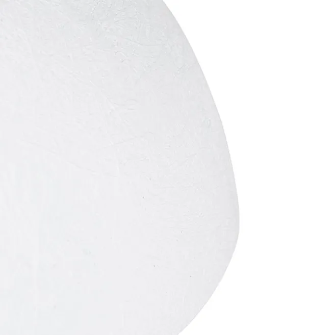 QAZQA Moderne Hängelampe Weiß mit Silber 70cm - Magna