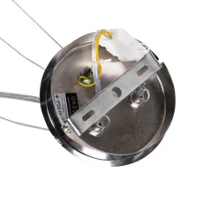 QAZQA Moderne Hängelampe Weiß mit Silber 70cm - Magna