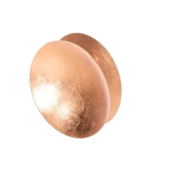 QAZQA Moderne Kupferfarbene Runde Wandleuchte 20cm - Sunrise