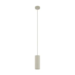 QAZQA Moderne Pendelleuchte Beige GU10 50mm rund - Tubo