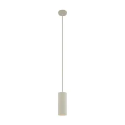 QAZQA Moderne Pendelleuchte Beige GU10 50mm rund - Tubo