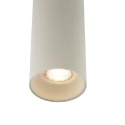 QAZQA Moderne Pendelleuchte Beige GU10 50mm rund - Tubo