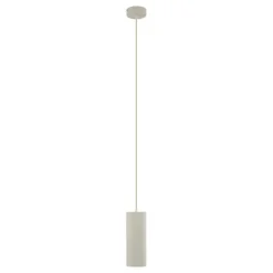 QAZQA Moderne Pendelleuchte Beige GU10 50mm rund - Tubo