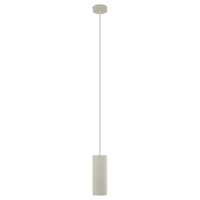 QAZQA Moderne Pendelleuchte Beige GU10 50mm rund - Tubo