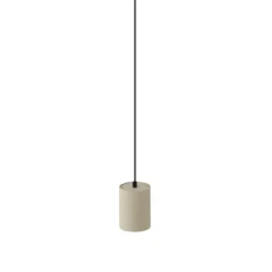 QAZQA Moderne Pendelleuchte Beige mit Schwarz für Schienensystem 1-phasig GU10 70mm - Iconic Holt