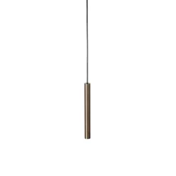QAZQA Moderne Pendelleuchte Dunkelbronze für 1-phasiges Schienensystem - Slimline Keno