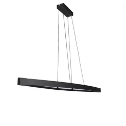 Honsel Moderne Pendelleuchte schwarz inkl. LED 3-stufig dimmbar - Dasha