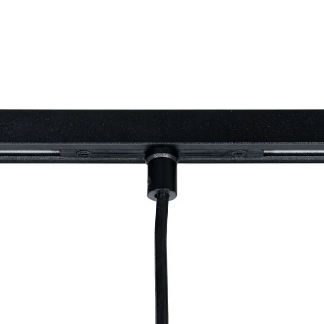 QAZQA Moderne Pendelleuchte Schwarz und Beige für 1-phasiges Schienensystem - Slimline Keno