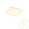 QAZQA Moderne quadratische Deckenleuchte inkl. LED - Plater