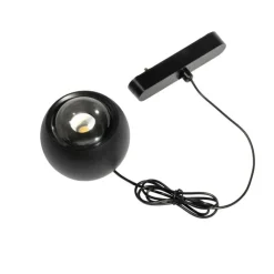 QAZQA Moderne schwarze Pendelleuchte für 1-phasiges Schienensystem inkl. LED - Magnetic Lance