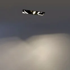 QAZQA Moderne Smart Einbau Spot schwarz trimmlos inkl. 3 GU10 Wifi - Oneon 3