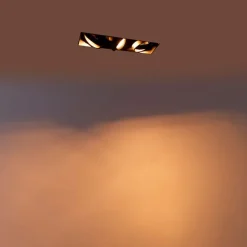 QAZQA Moderne Smart Einbau Spot schwarz trimmlos inkl. 3 GU10 Wifi - Oneon 3