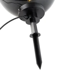 Trio Leuchten Moderne Spikesleuchte Rauch 40 cm IP44 - Moshi