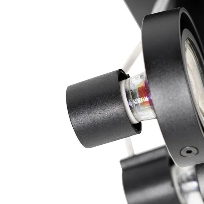 QAZQA Moderne Spot schwarz 2-Licht - Master 50