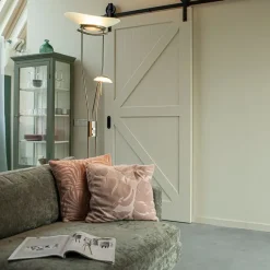 QAZQA Moderne Stehleuchte Stahl inkl. LED und Dimmer - Lexus