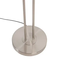 QAZQA Moderne Stehleuchte Stahl inkl. LED mit Lesearm - Ibiza