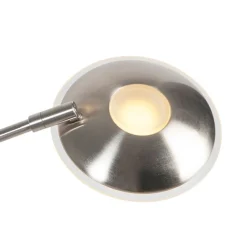 QAZQA Moderne Stehleuchte Stahl inkl. LED mit Lesearm - Ibiza