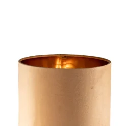 Honsel Moderne Tischlampe gelb mit Gold - Rosalina