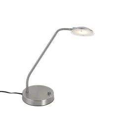 QAZQA Moderne Tischleuchte aus Stahl inkl. LED - Eva