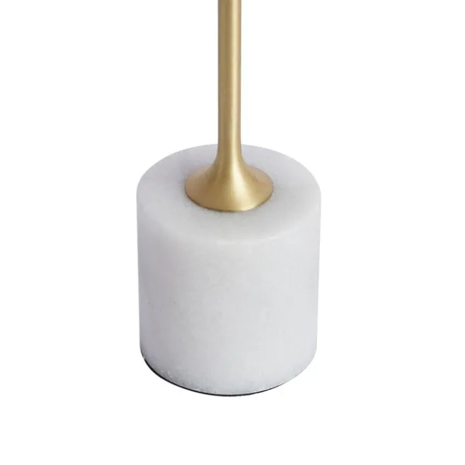 QAZQA Moderne Tischleuchte Gold 37cm inkl. LED Dimmbar IP54 Wiederaufladbar - Topi