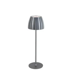 Light Trend Moderne Tischleuchte grau 3-stufig dimmbar wiederaufladbar - Dolce