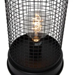 Honsel Moderne Tischleuchte grau 52 cm - Horario